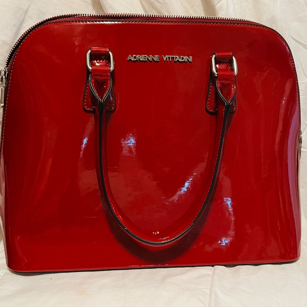 Adrienne Vittadini Woman’s bag , red dome satchel.
